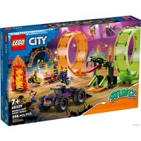 Конструктор LEGO City 60339 Трюковая арена Двойная петля