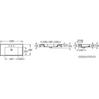 Умывальник Roca Inspira 32752A000