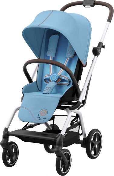 

Коляска прогулочная «книга» Cybex Eezy S Twist+2 (beach blue)