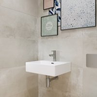 Умывальник Lauter 21478 + клапан 9229832 + сифон 21635B (черный матовый)