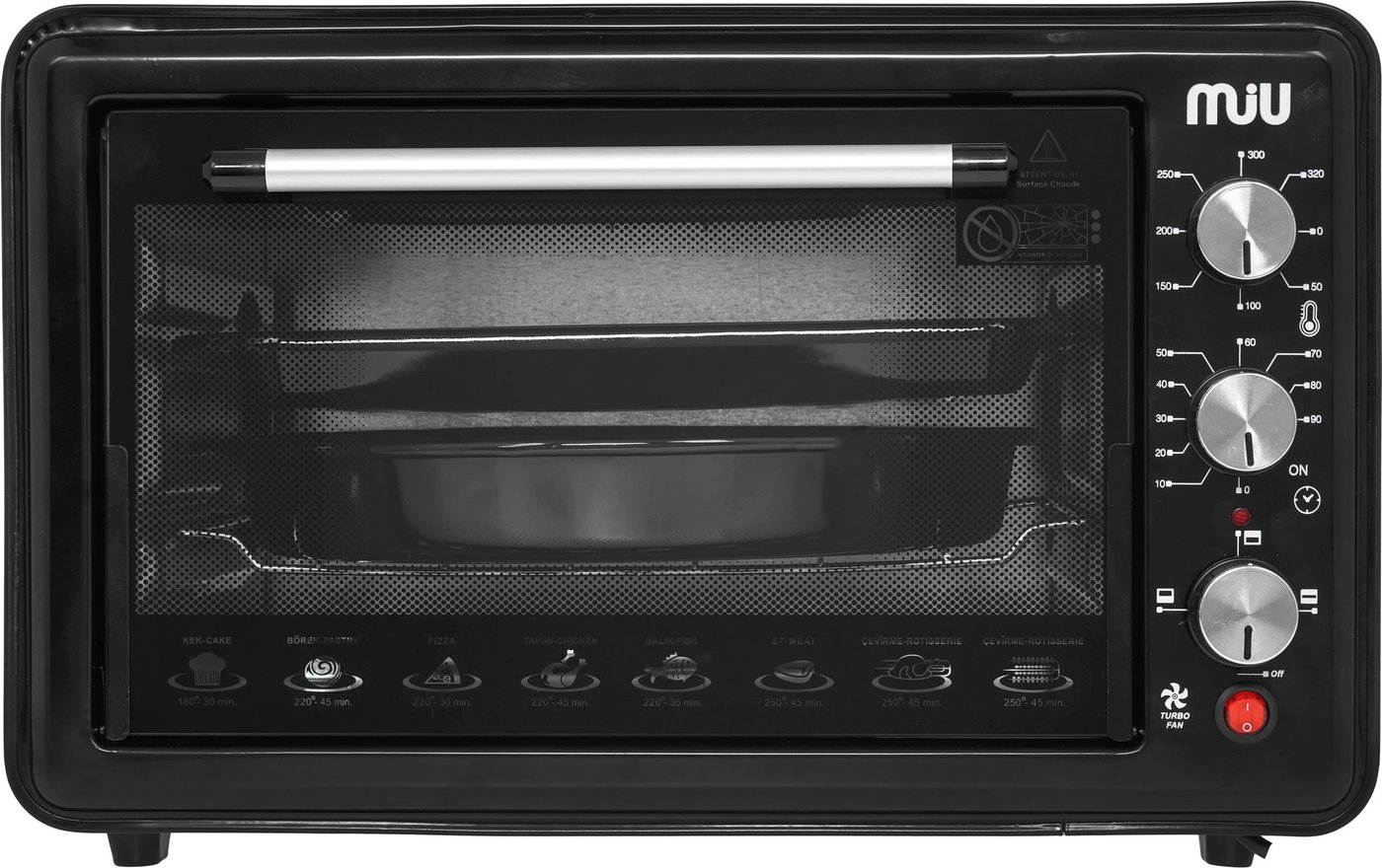 

Мини-печь MIU MO-40002KB (черный)