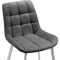 Стул Notta Челси (темно-серый/белый каркас)