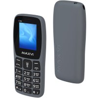 Кнопочный телефон Maxvi C45 (серый)
