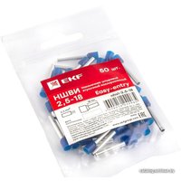 Наконечник-гильза для кабеля EKF PROxima Nhvi-2.5-18 (50 шт)