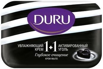 

Duru Крем-мыло 1+1 Увлажняющий крем & Активированный уголь 80 г