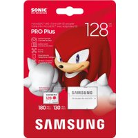 Карта памяти Samsung PRO Plus Sonic the Hedgehog microSDXC 128GB MB-MD128SA/LC1 (с адаптером)