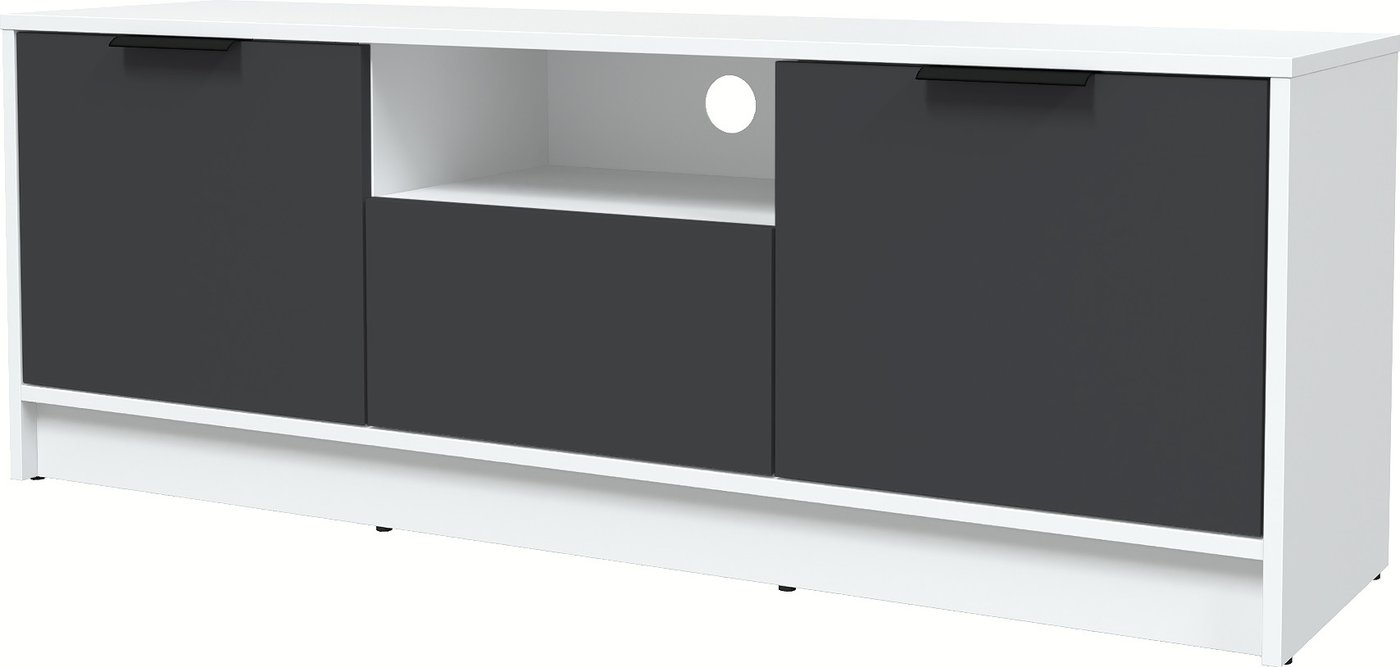 

Тумба Интерлиния ТВ Концепт КТ-ТВ3-50 Глосс (белый платинум/пепел)