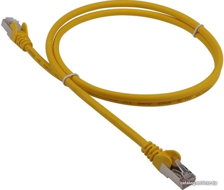 Кабель Lanmaster LAN-PC45/S5E-1.5-YL