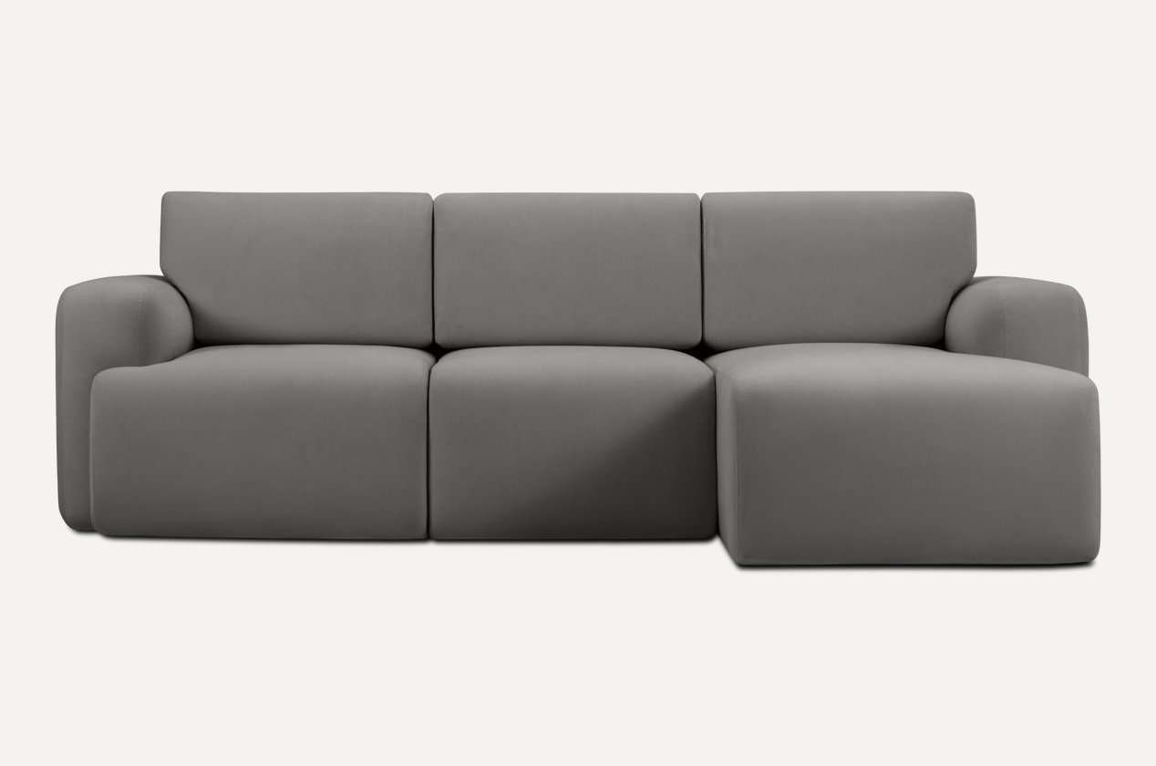 

Угловой диван Divan Бонент Velvet Grey 252865 (серый)