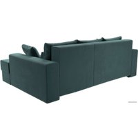 Угловой диван Mebelico Майами 15 114912 (правый, велюр, бирюзовый)