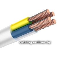 Провод силовой Автопровод ПВС-Т 2x2.5+1х2.5 3x2.5 (50 м, белый) в Орше