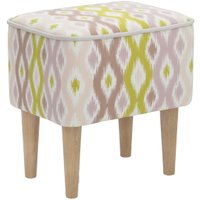 Пуф MONOFIX Одос Принт пуф (абстракция оливковый/микровелюр)