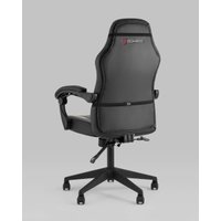 Игровое (геймерское) кресло Stool Group Zombie Avenger WH (экокожа, черный/белый)