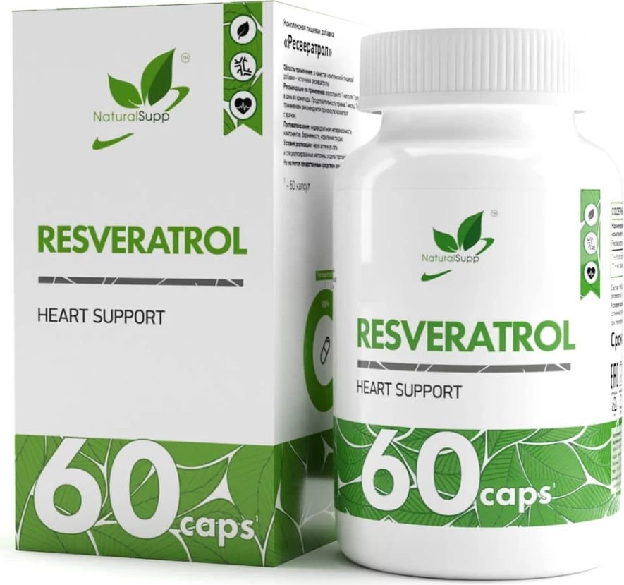 

Витамины, минералы NaturalSupp Ресвератрол/Resveratrol (60 капсул)