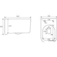 Унитаз подвесной Vincea Ultra VT1-32MB
