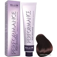 Крем-краска для волос Ollin Professional Performance 4/4 шатен медный