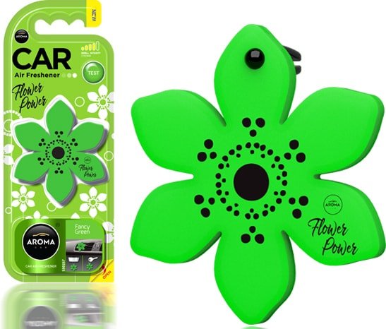 

Aroma Car Ароматизатор полимерный Flower Power Fancy Green 92558