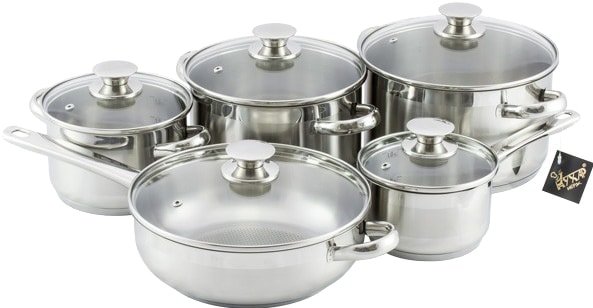 

Набор кастрюль Кухар Лотос Традиция КЛ2-005С