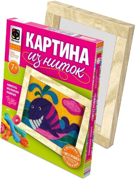 

Набор для создания поделок/игрушек Фантазер Картина из ниток Кит 409001