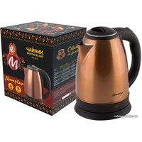 Электрический чайник Матрена MA-002 (стальной/медный)