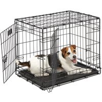 Клетка Midwest iCrate для собак 2 двери 1524DD (62.9x45.5x49.5см, черный)