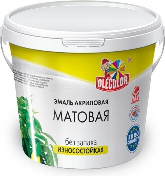 

Эмаль Olecolor Матовая 3 кг (белый)