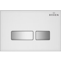Унитаз подвесной Roxen Antares One Rimless 6 в 1 StounFix Dual Fresh 633220 (белое стекло) в Борисове