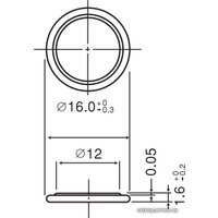 Батарейка Panasonic CR1616 CR-1616EL/1B