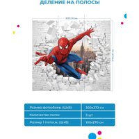 Фотообои ФабрикаФресок Человек Паук из Стены 1003270 (300x270)