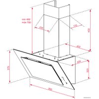 Кухонная вытяжка TEKA DVT 98660 TBS 112930043 (черный)