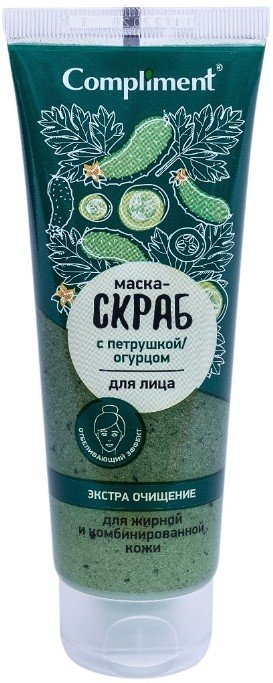 

Compliment Скраб для лица Экстра очищение с петрушкой и огурцом (130 мл)