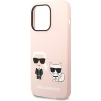 Чехол для телефона CG Mobile Lagerfeld для iPhone 14 Pro KLHCP14LSSKCI
