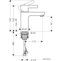 Смеситель Hansgrohe Metris S 31068000