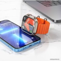 Умные часы Hoco Y12 Ultra (титановое золото) в Могилеве