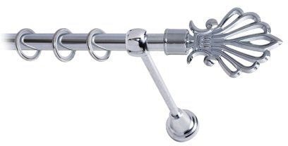 

Карниз для штор Lm Decor Веер (хром, гладкая, 3.6м 16мм, 1 ряд)