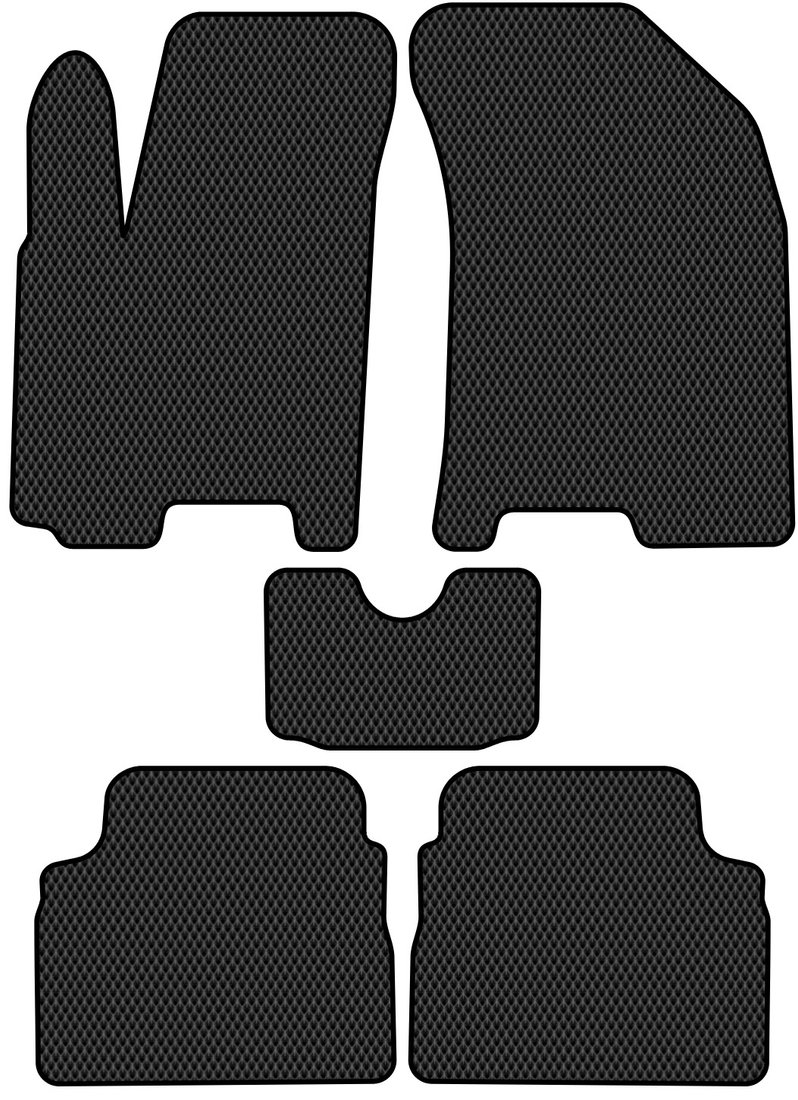 

Комплект ковриков для авто Alicosta Chevrolet Aveo I (хэтчбек 5 дв, седан, хэтчбек 3 дв / T250, T200) 2002 - 2011 (черный, ромб)