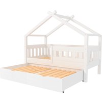 Кровать-тахта ФанДОК 80x160 Ф-141.22 (белый/с ложе)