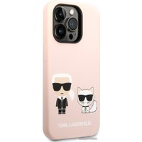 Чехол для телефона CG Mobile Lagerfeld для iPhone 14 Pro KLHCP14LSSKCI