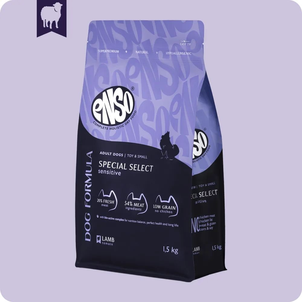 

Сухой корм для собак Enso DF Special Select ягненок томат 020/251253 1.5 кг