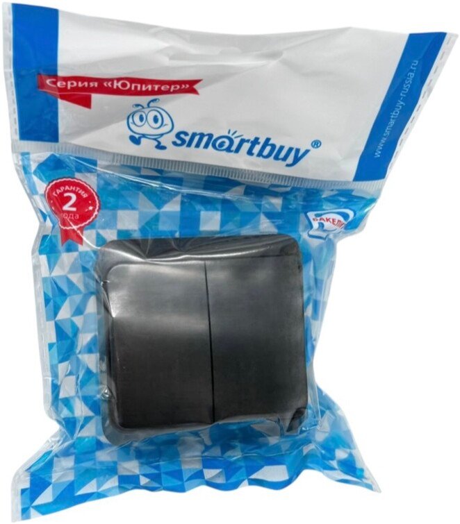 Выключатель SmartBuy SBE-03b-10-SW2-0