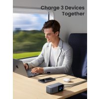 Внешний аккумулятор Ugreen PB721 20000mAh (серый) + брендированный брелок Ugreen