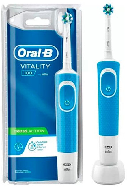 

Электрическая зубная щетка Oral-B Vitality 100 CLS (голубой)
