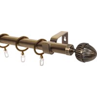 Карниз для штор Sundays Home Лайт Одеон 25мм однорядный (антик, 2.4м)