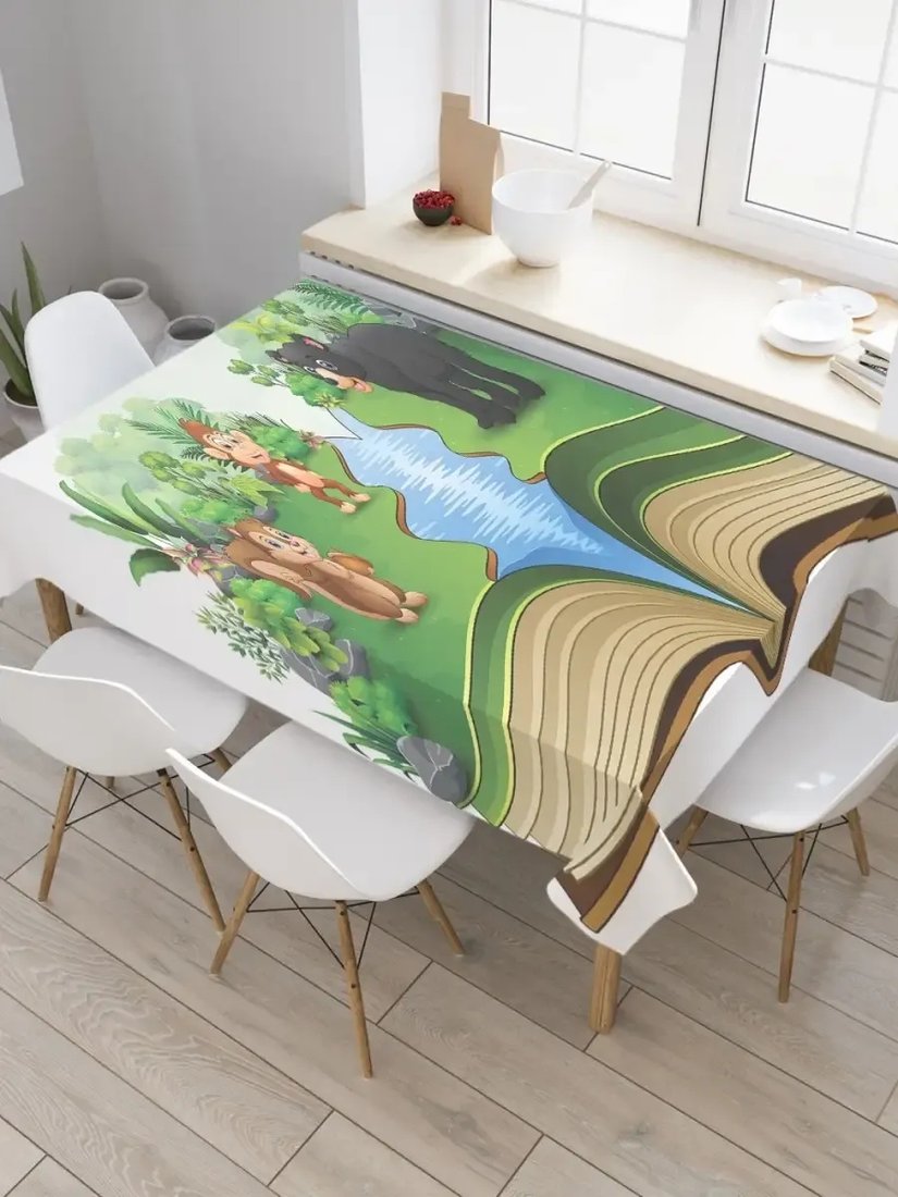 

Скатерть JoyArty Открытая книга друзей tc_104620 (120x145)