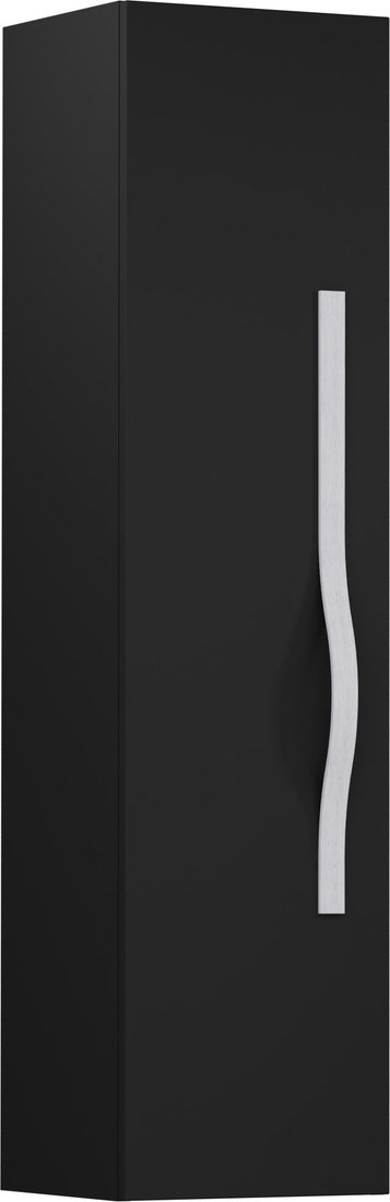 

Lauter Шкаф-полупенал Навесной Eva (черный матовый, ручка из матовой стали)