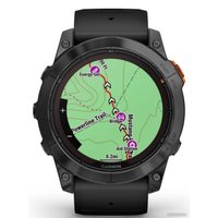 Умные часы Garmin Fenix 7X Pro Solar (сланцево-серый/черный)
