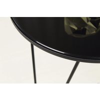 Журнальный столик Sheffilton SHT-CT27 (черный муар/черный глянец)