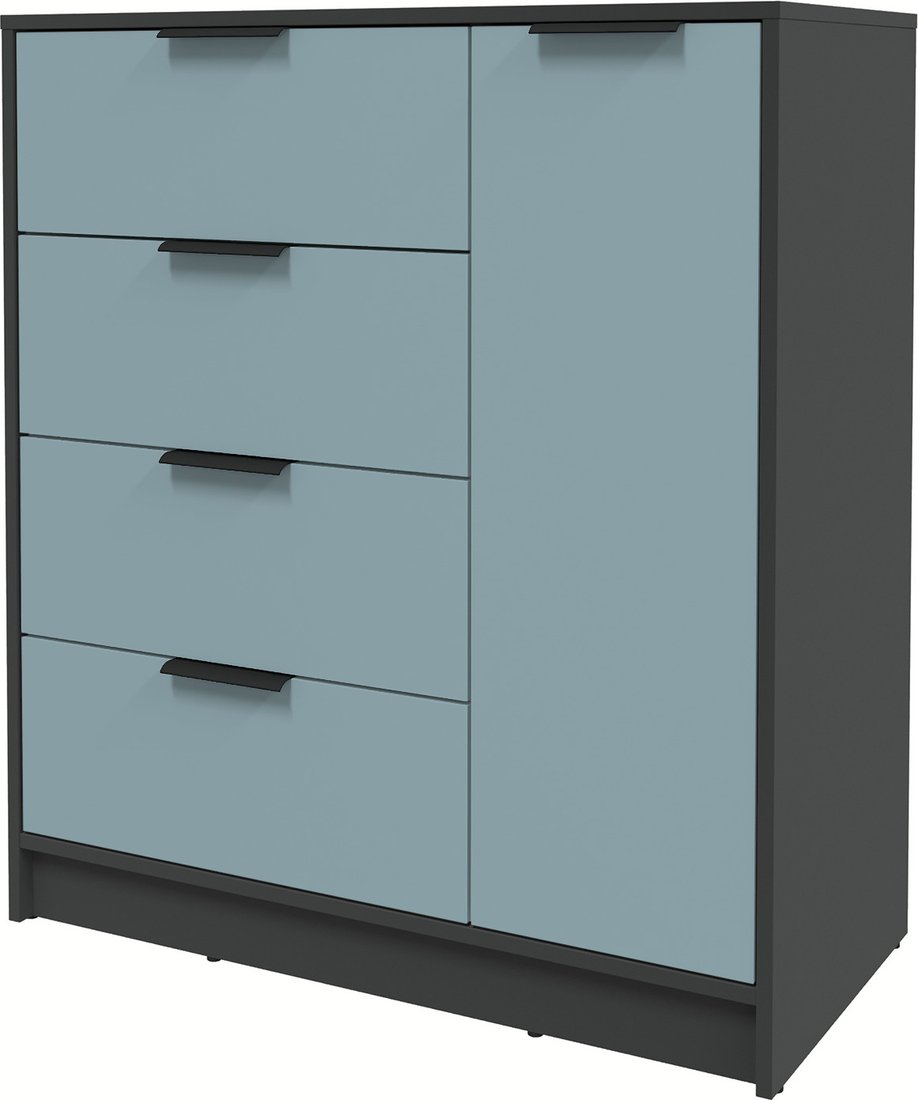 

Тумба Интерлиния Концепт КТ-Т90 Глосс (антрацит/океан)