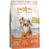 Сухой корм для собак Adragna Naxos Wellness Medium Maxi Puppy утка, курица и индейка 3 кг