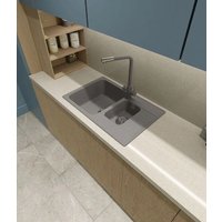 Кухонная мойка GranFest QUARZ Z-21K (темно-серый)